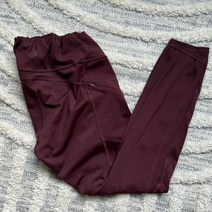Athleta Contender Tight - plum - large